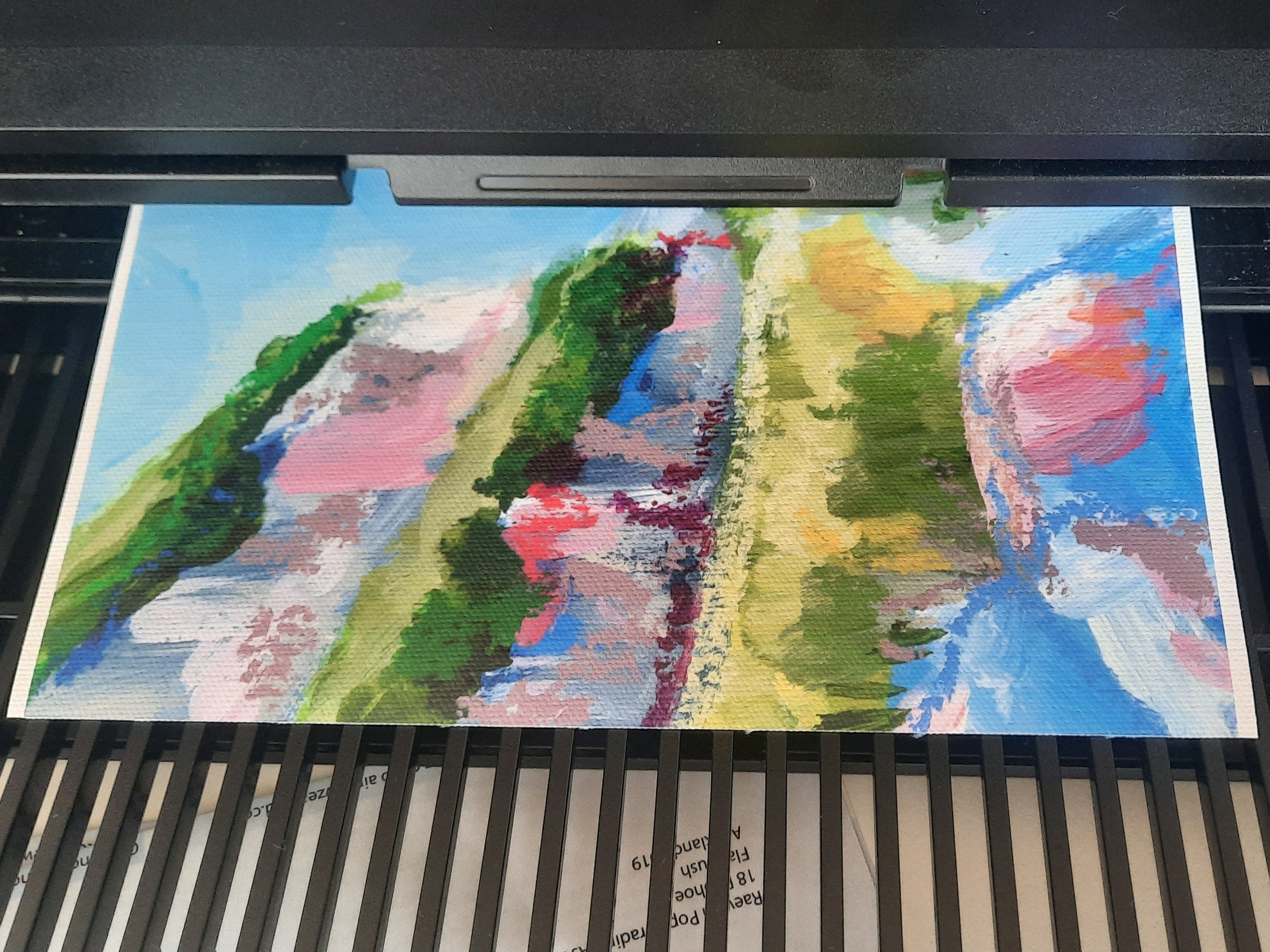 What is a canvas print?