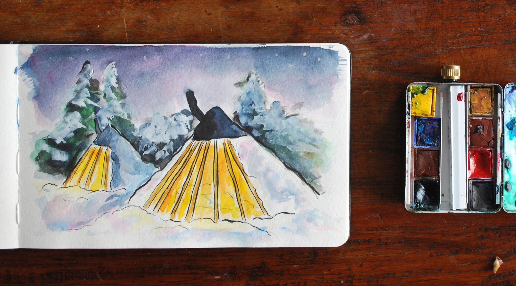 My travel sketch book