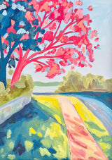 Autumn Walk (July 2025 Painted Post) // Original Painting