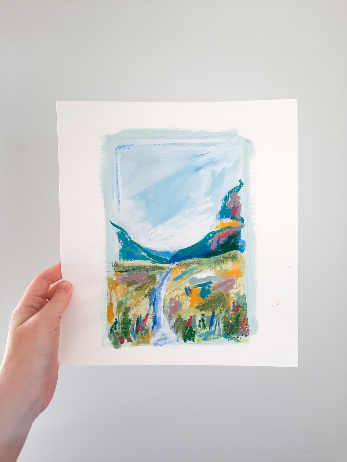 An Early Path // Original Painting