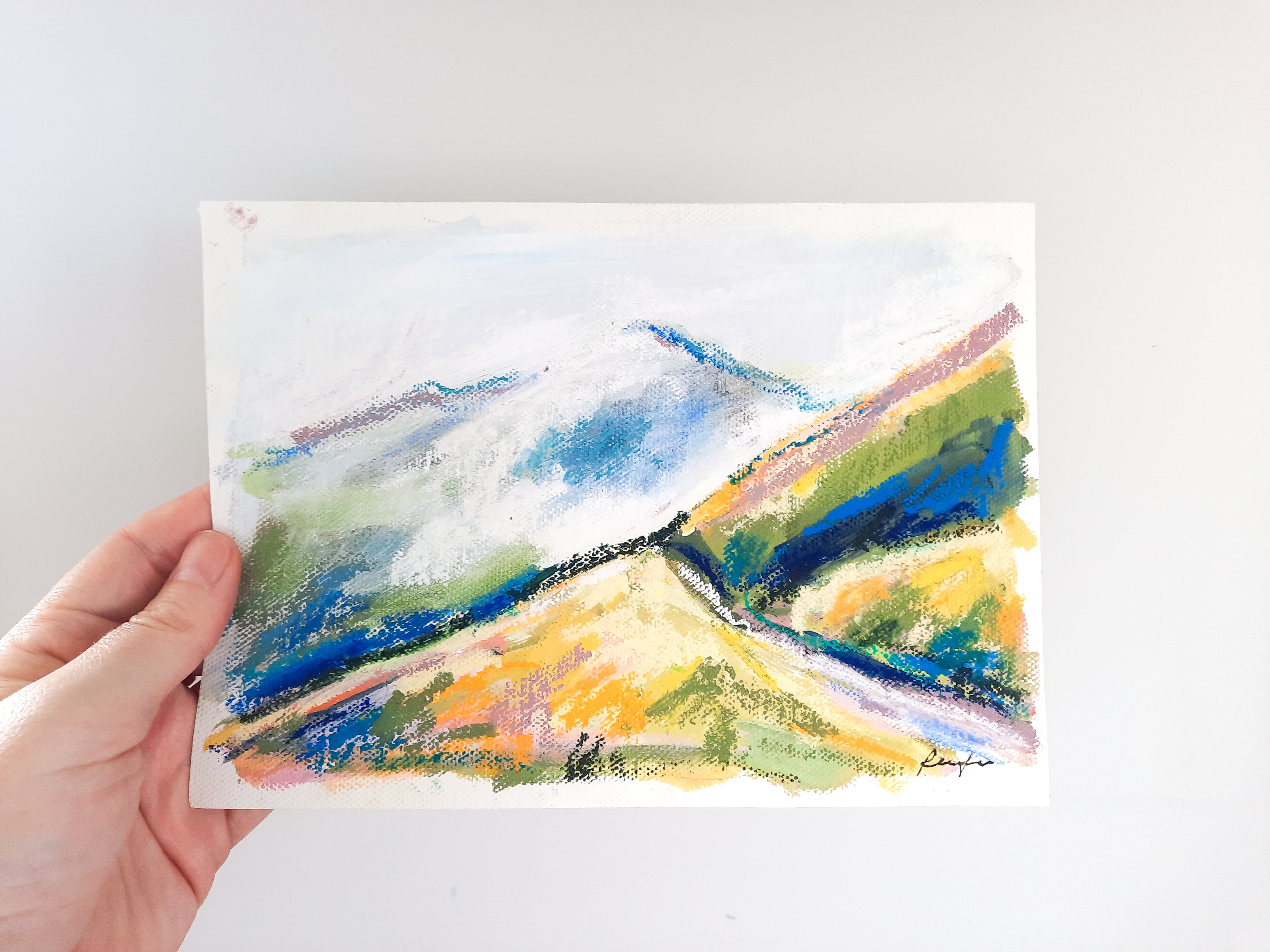 In the Clouds // Original Painting
