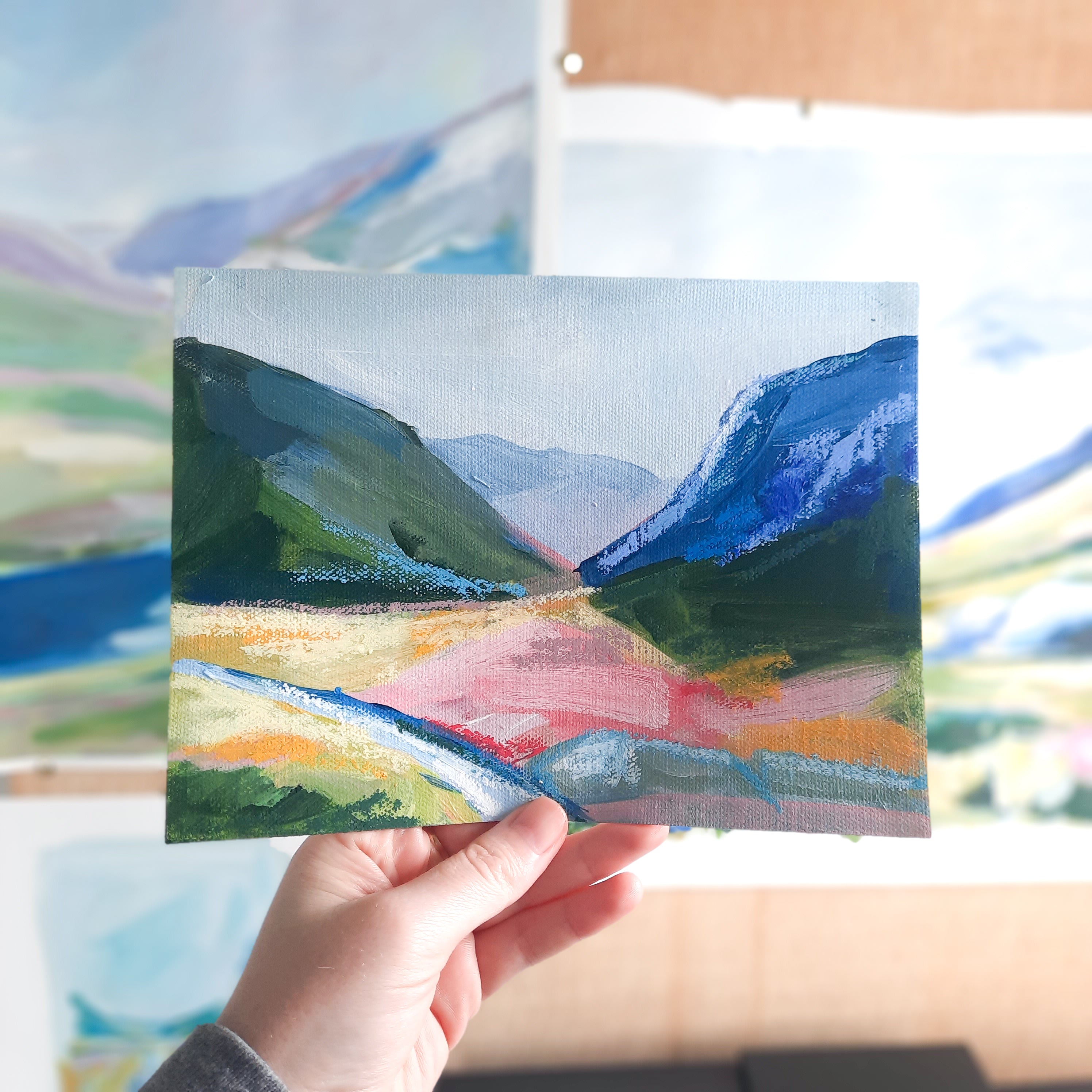 Looking Back // Original Painting