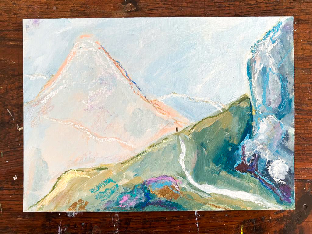 Milford Track no.2 // Original Acrylic Painting
