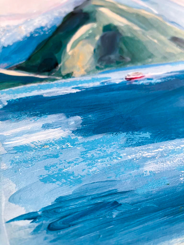 On the Water no.1 // Original Acrylic Painting