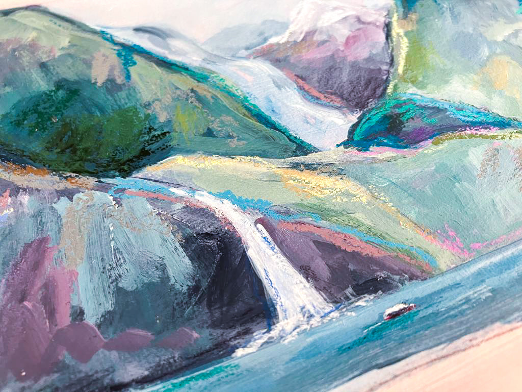 On the Water no.2 // Original Acrylic Painting