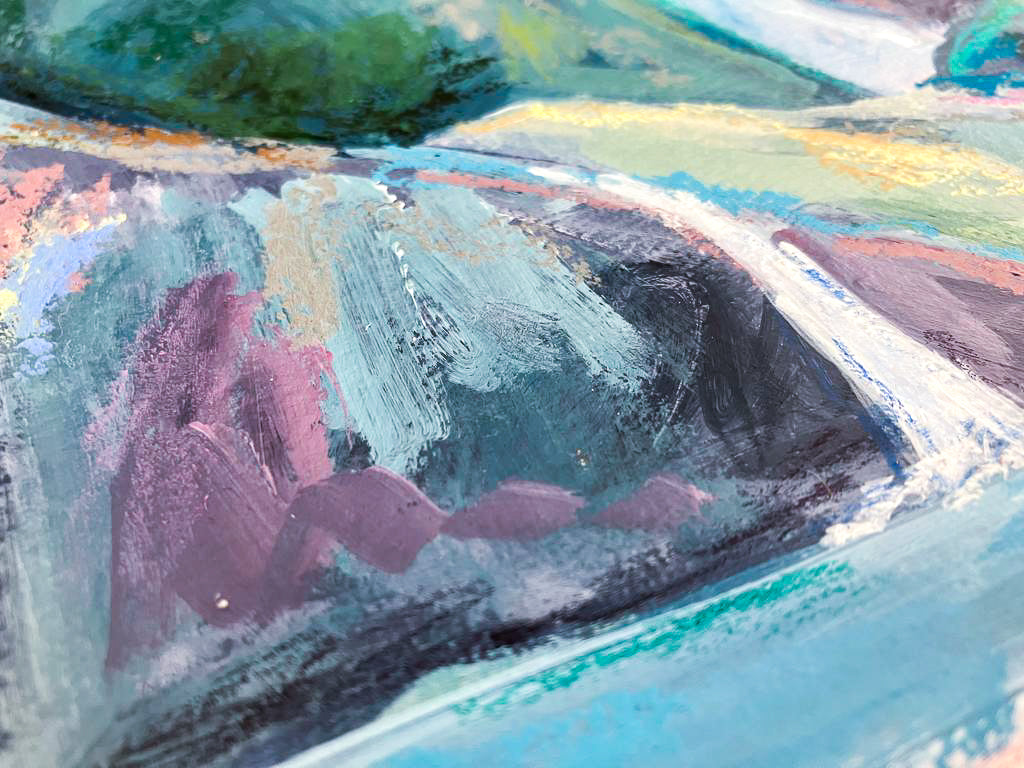 On the Water no.2 // Original Acrylic Painting