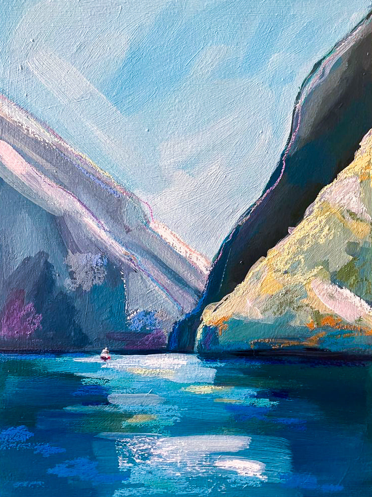 On the Water no.3 // Original Acrylic Painting
