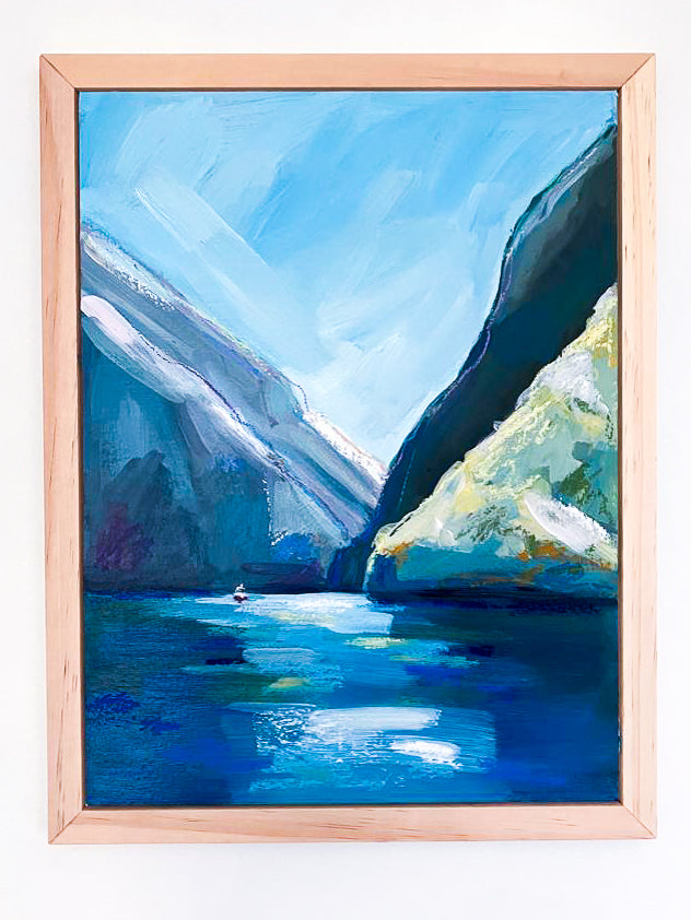 On the Water no.3 // Original Acrylic Painting