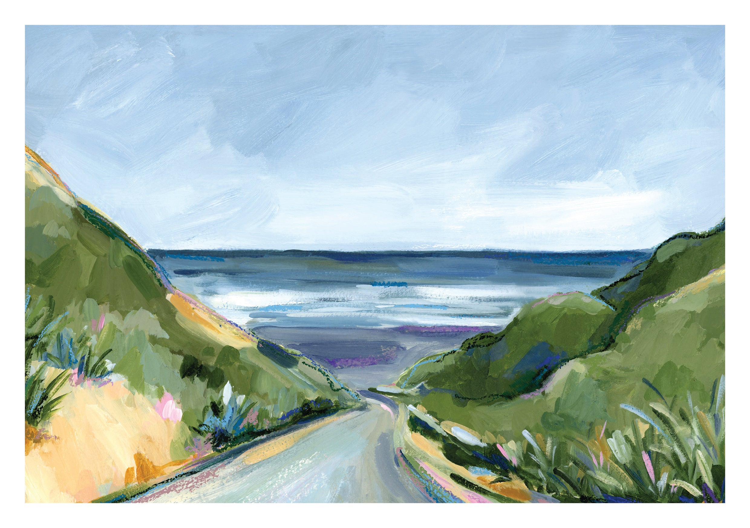 Road to Karioitahi Print