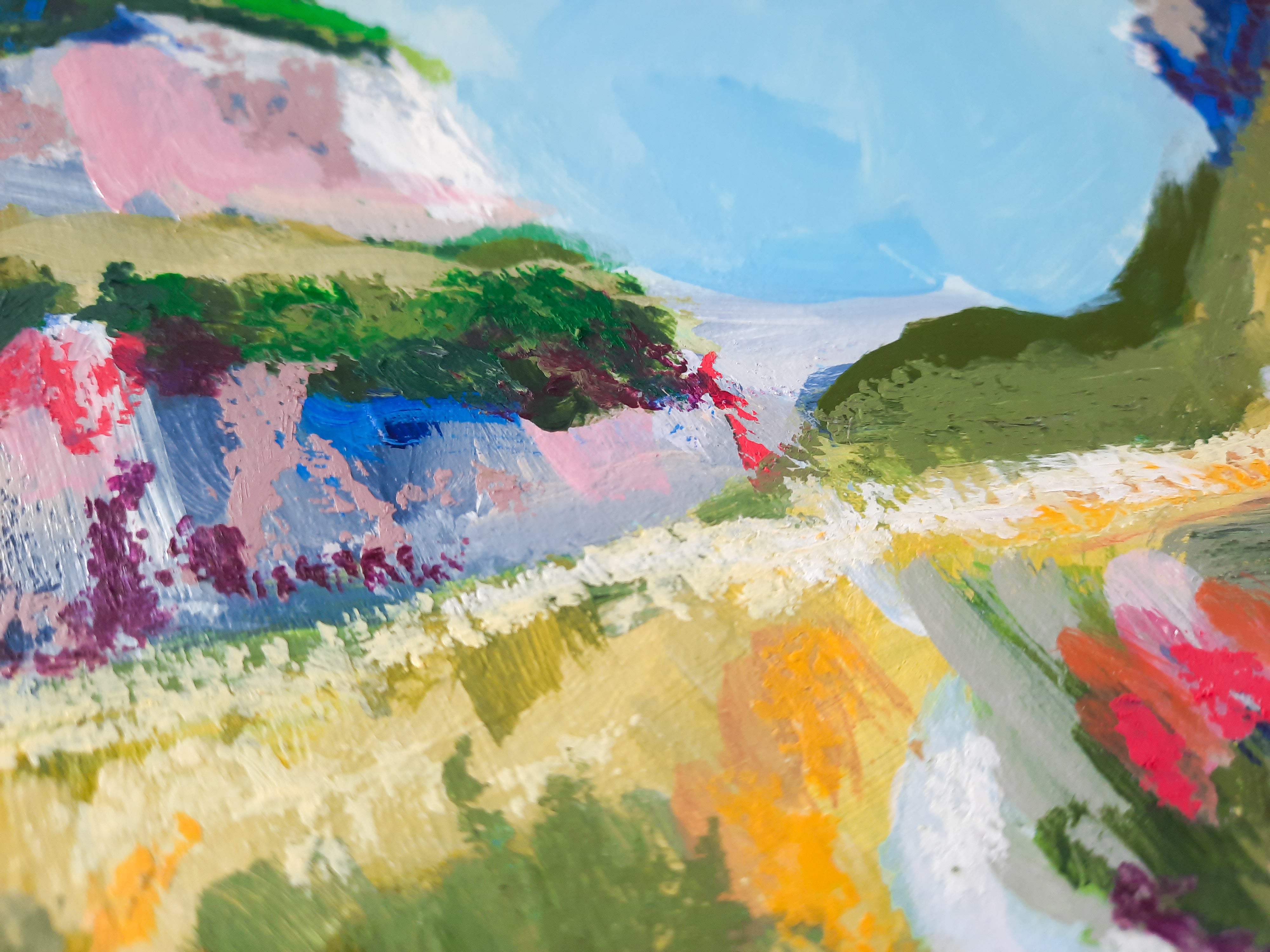 Starting the Climb // Original Painting