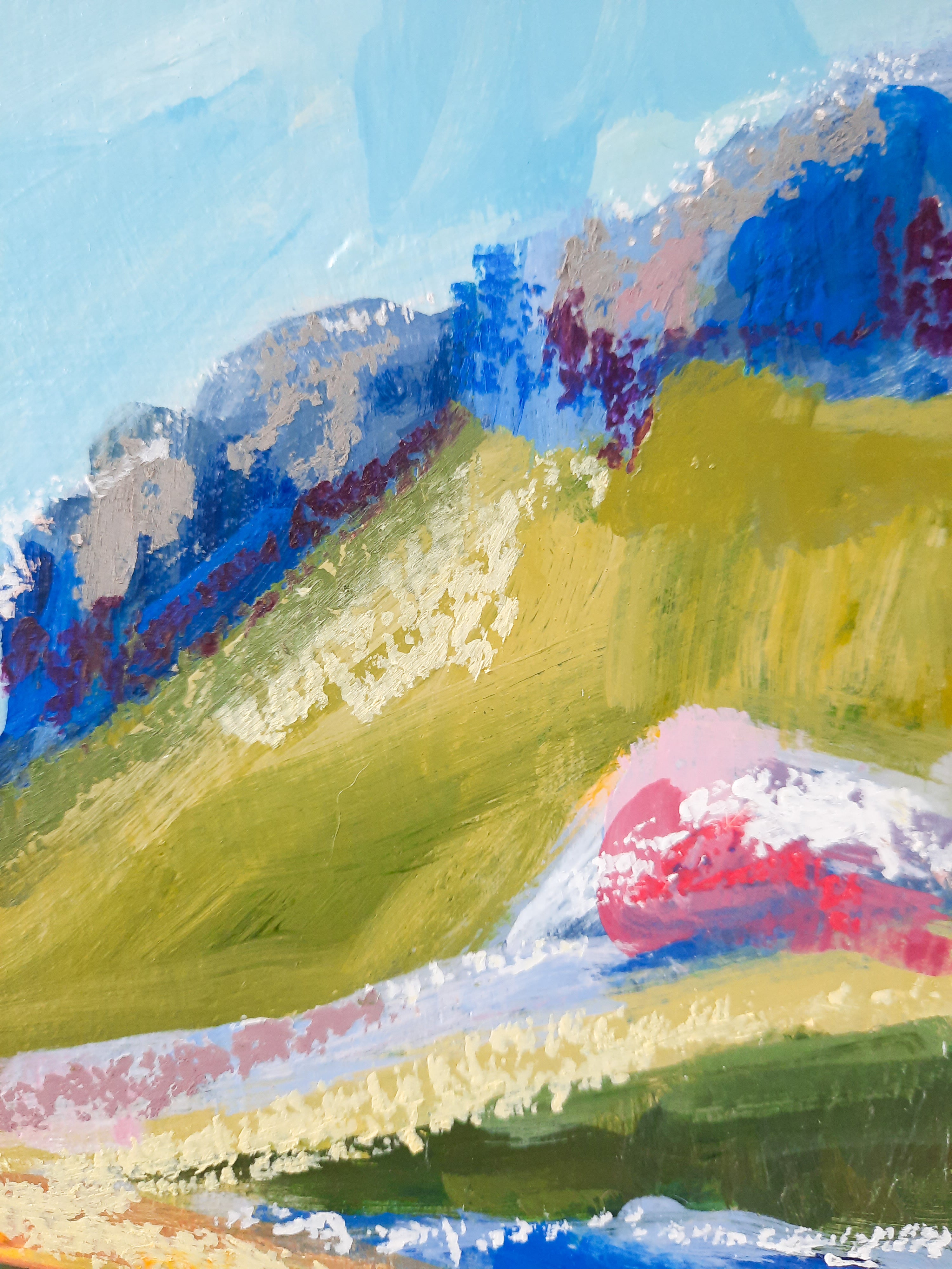Starting the Climb // Original Painting