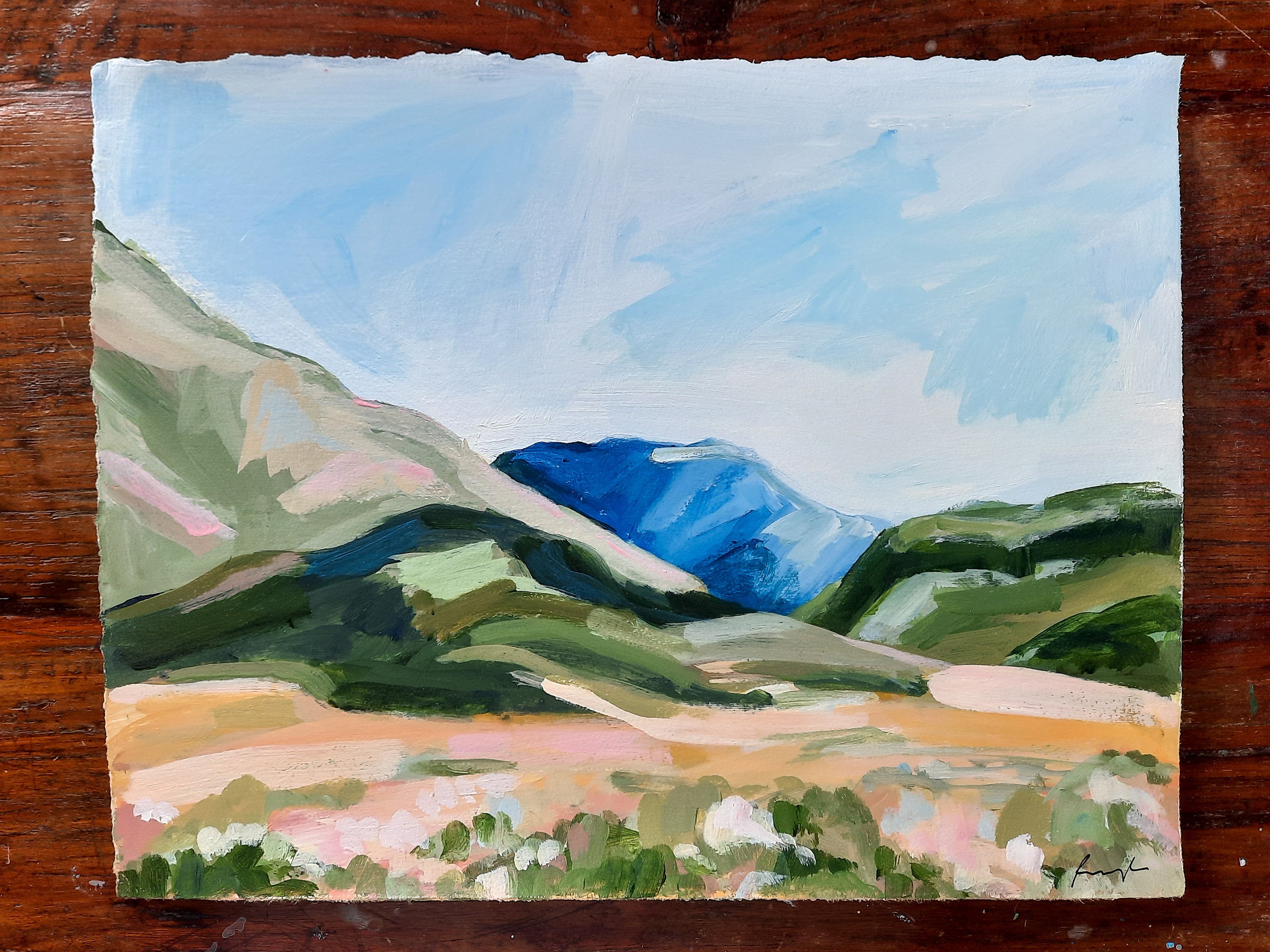 Valley Trail // Original Painting