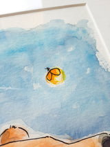 Bears & Fireflies Original Painting - FRAMED