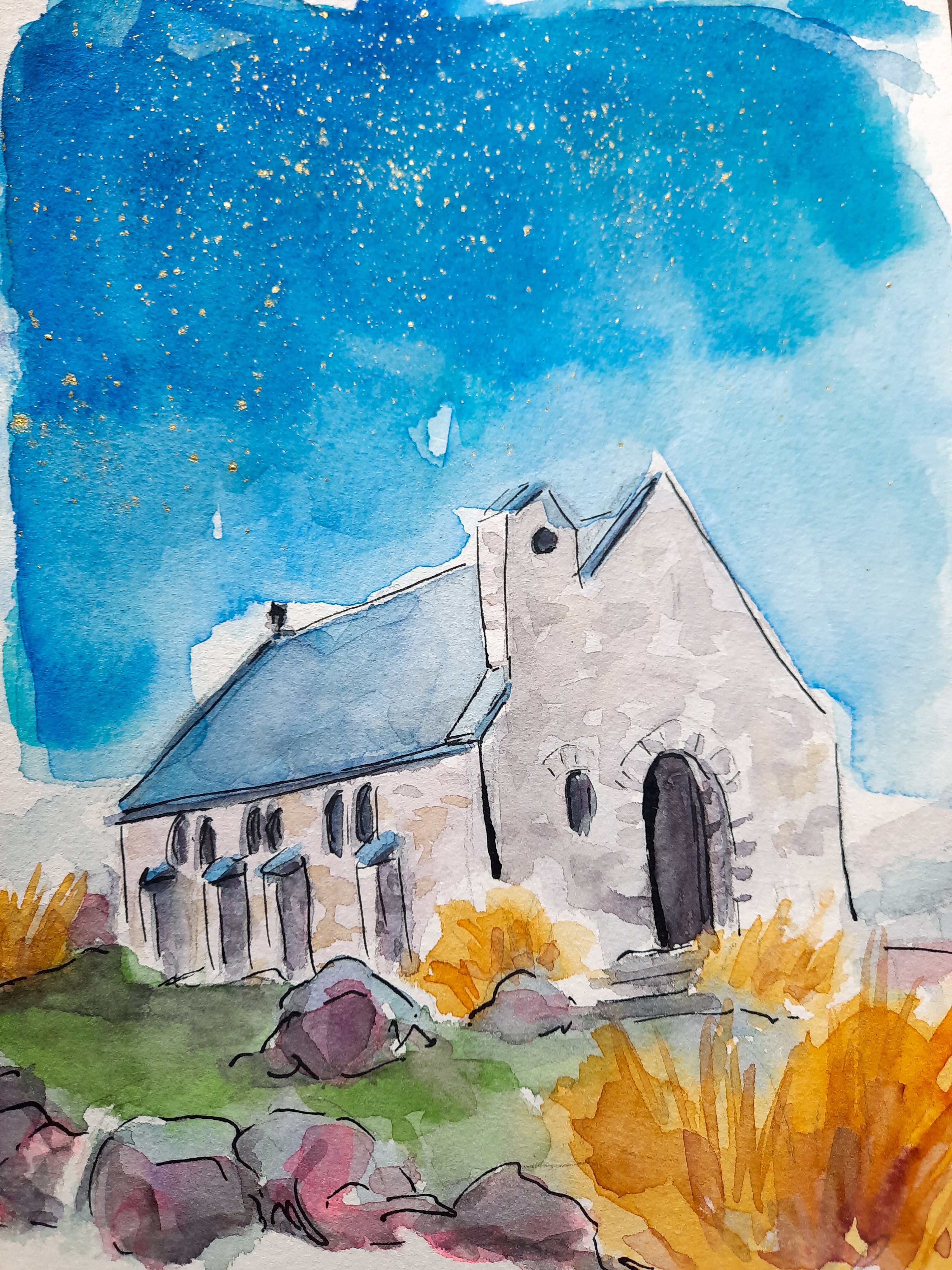 Lake Tekapo Original Painting