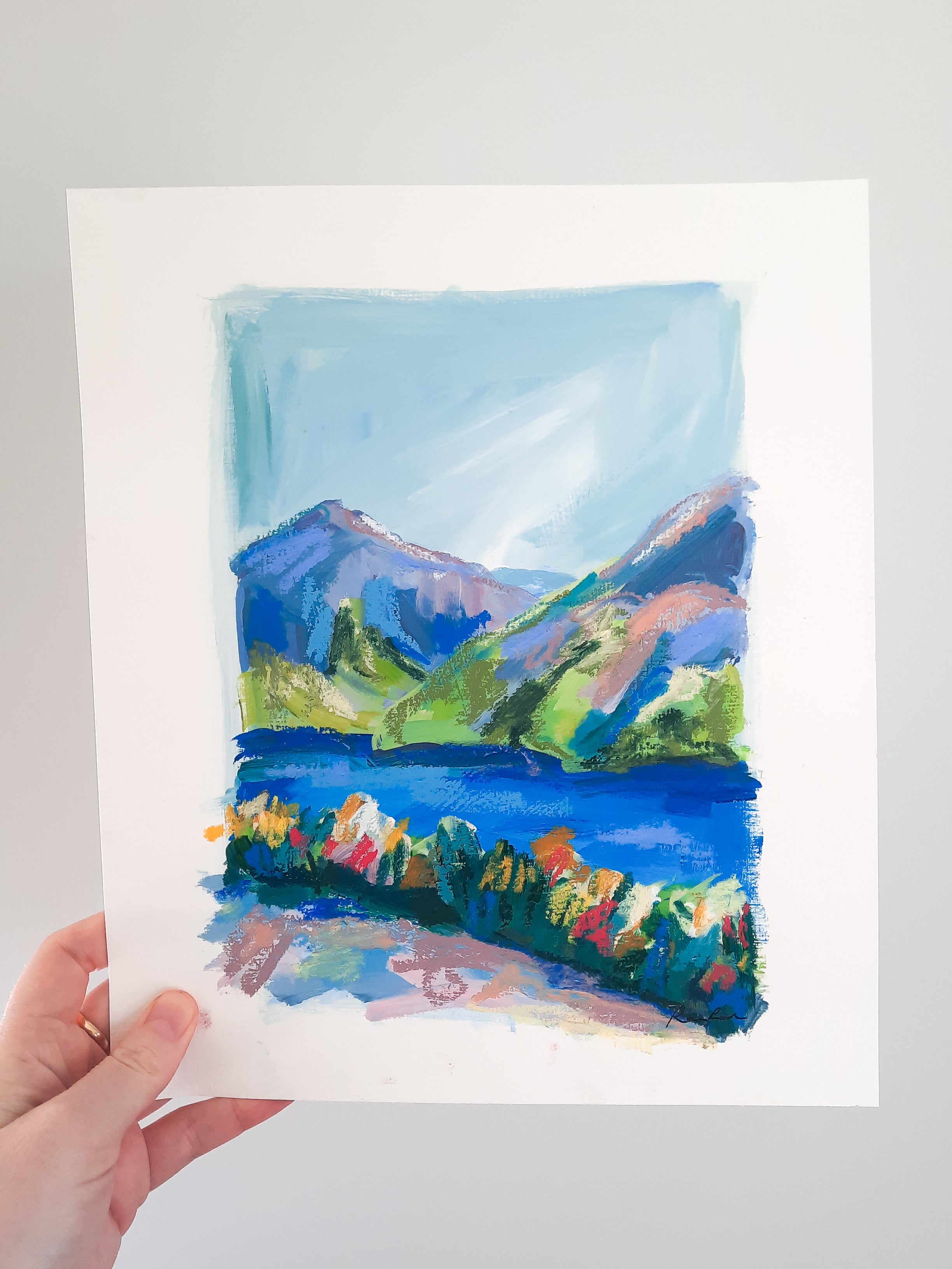 Around the Bluff no.2 // Original Painting