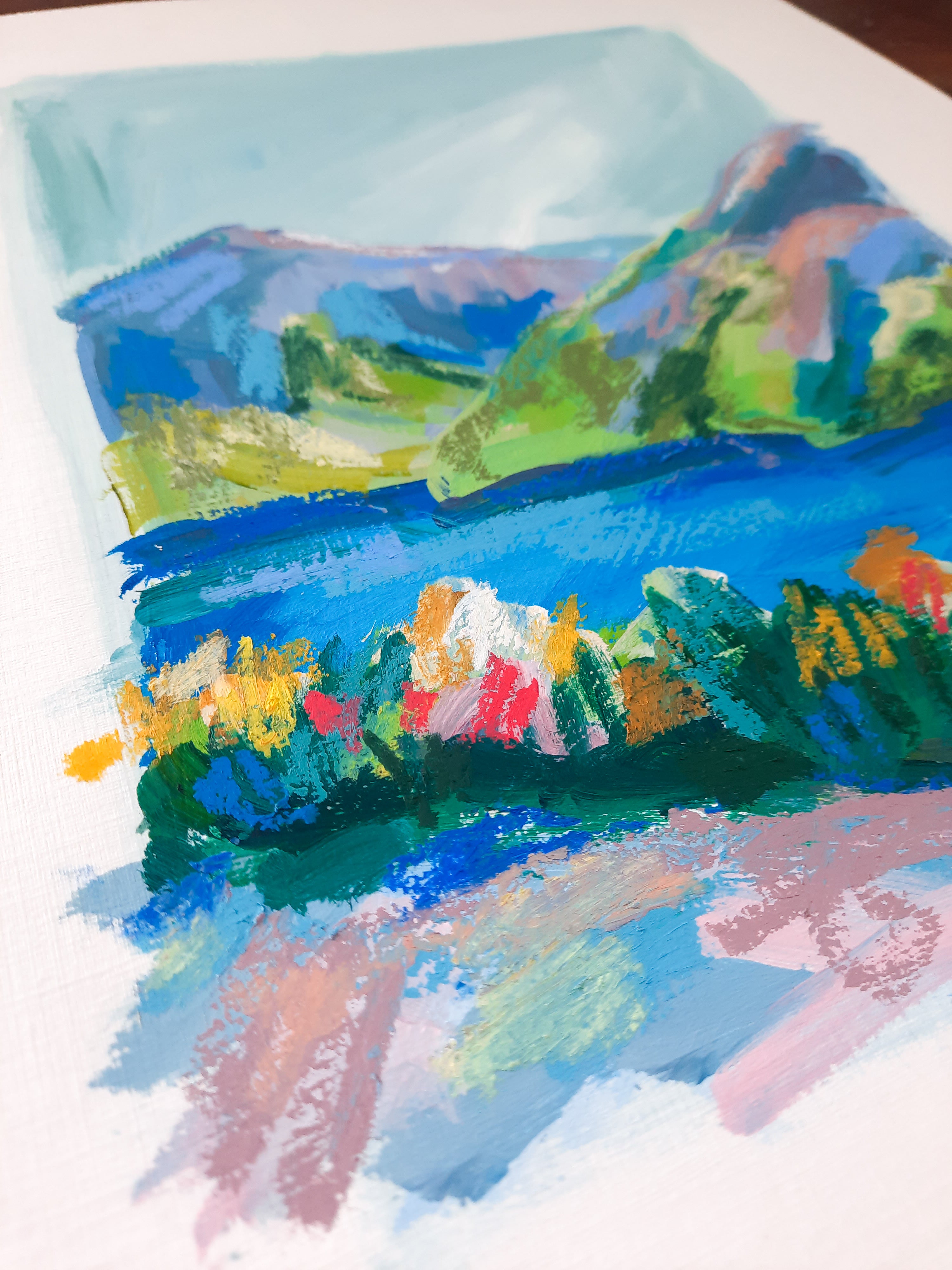 Around the Bluff no.2 // Original Painting