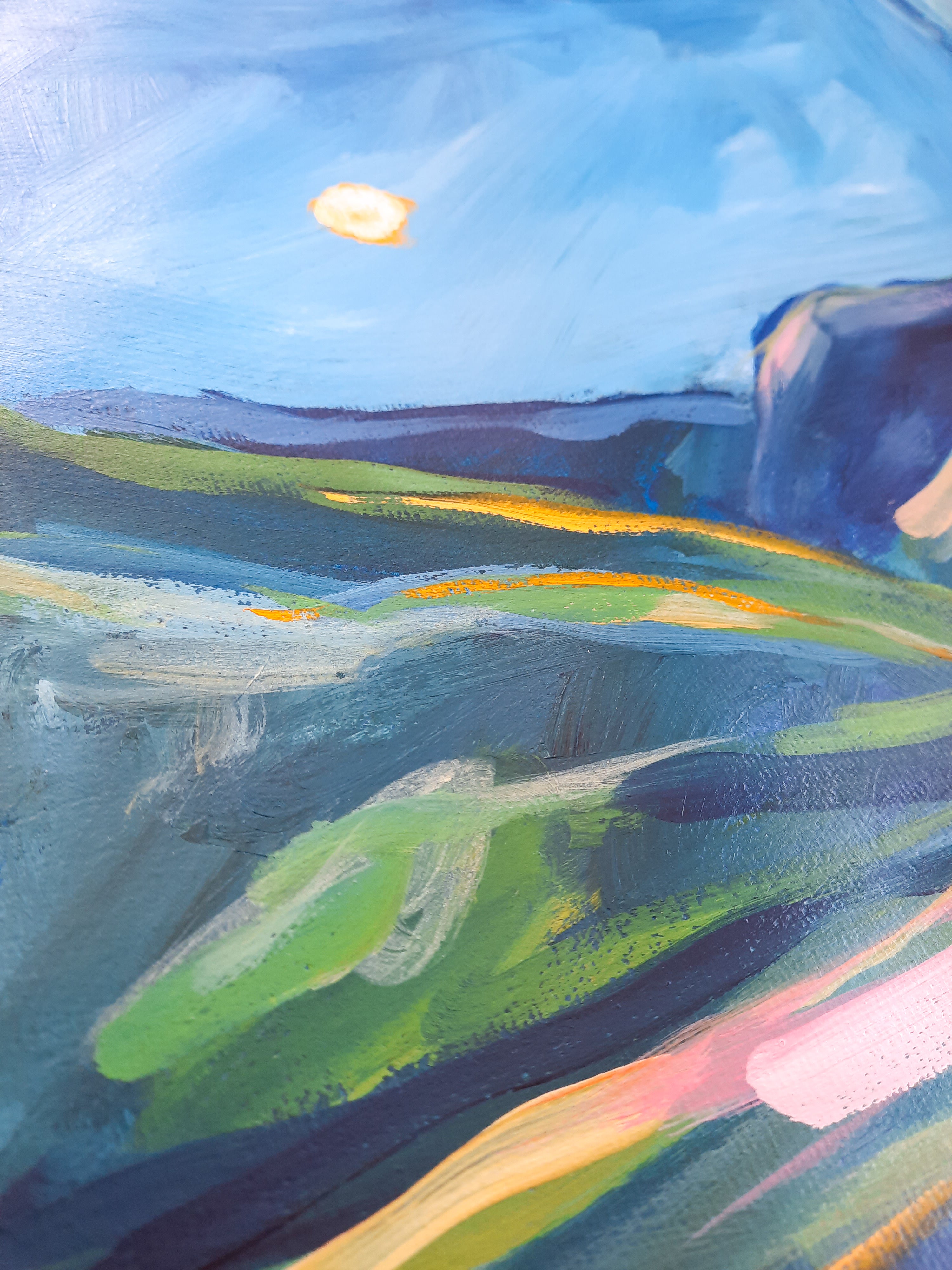 April Moon // Original Painting