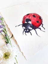 Ladybird Luck // Original Painting