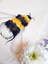 Little Busy Bee // Original Painting