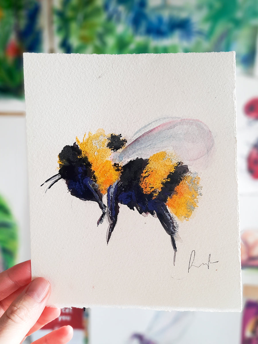Humble Bumblebee // Original Painting