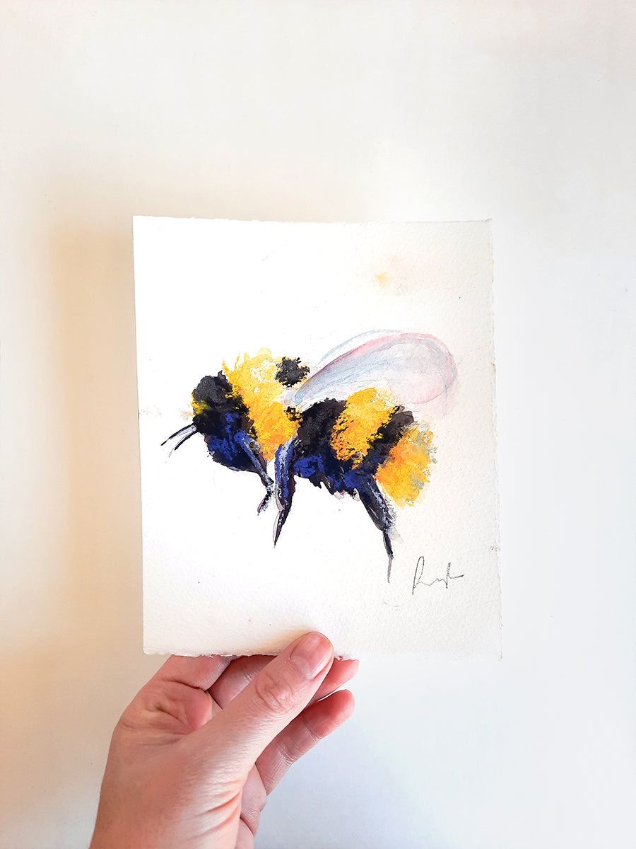 Humble Bumblebee // Original Painting