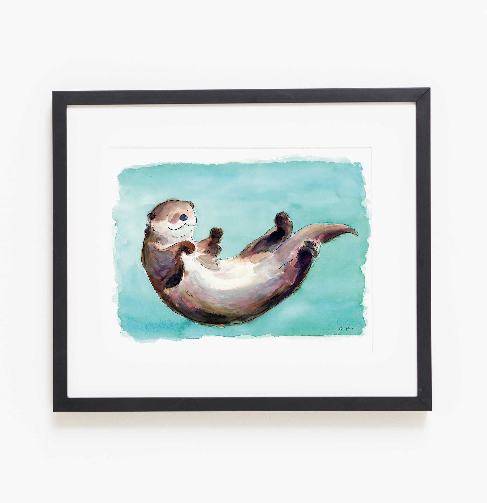 Osmond the Otter - Raewyn Pope Illustration
