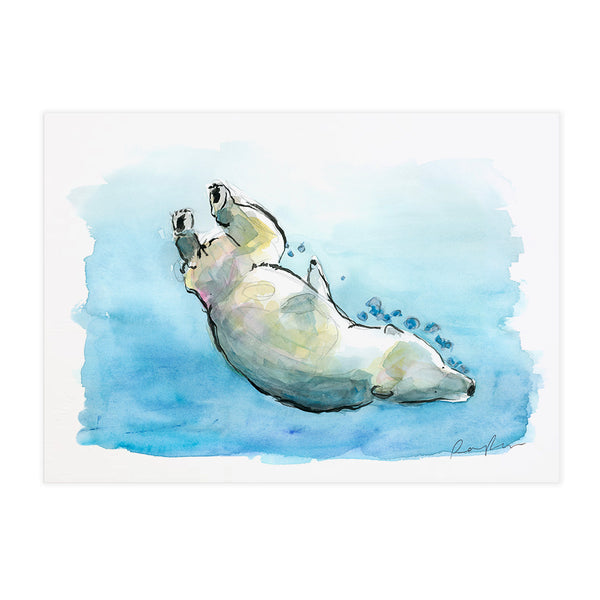 Greta the Polar Bear - Raewyn Pope Illustration