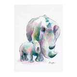 Wendy & Trudy the Rhinos - Raewyn Pope Illustration