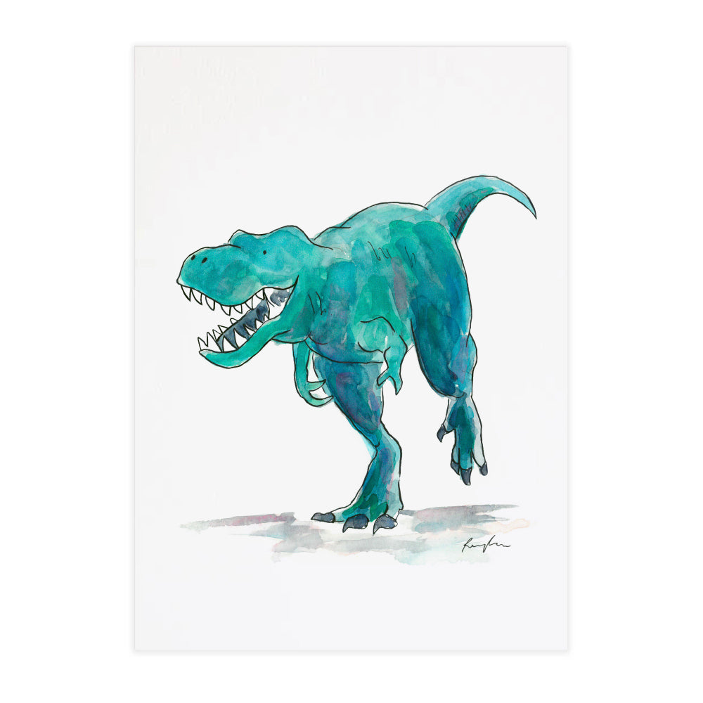 Colin the T-Rex - Raewyn Pope Illustration