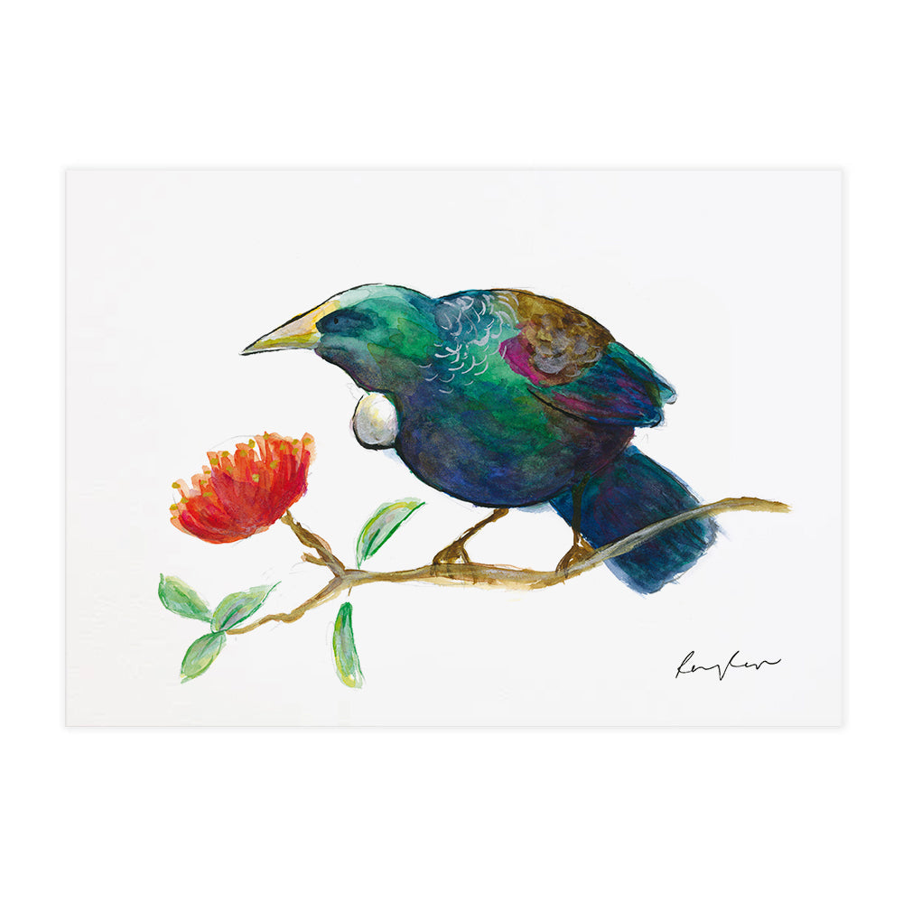 Tūī - Raewyn Pope Illustration