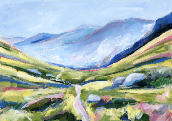 Alpine Valley // Canvas Art Print