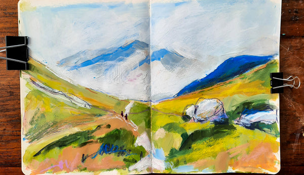 Sketches from the Routeburn Track