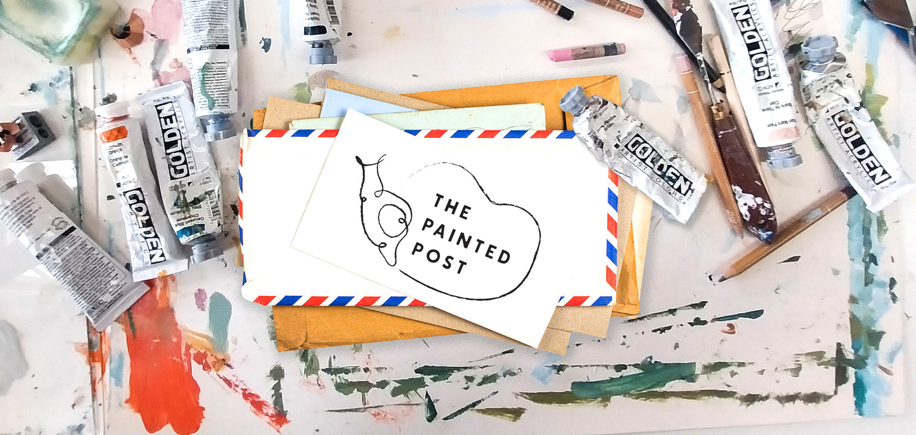 Introducing The Painted Post: A Monthly Letter + Print, Mailed With Care