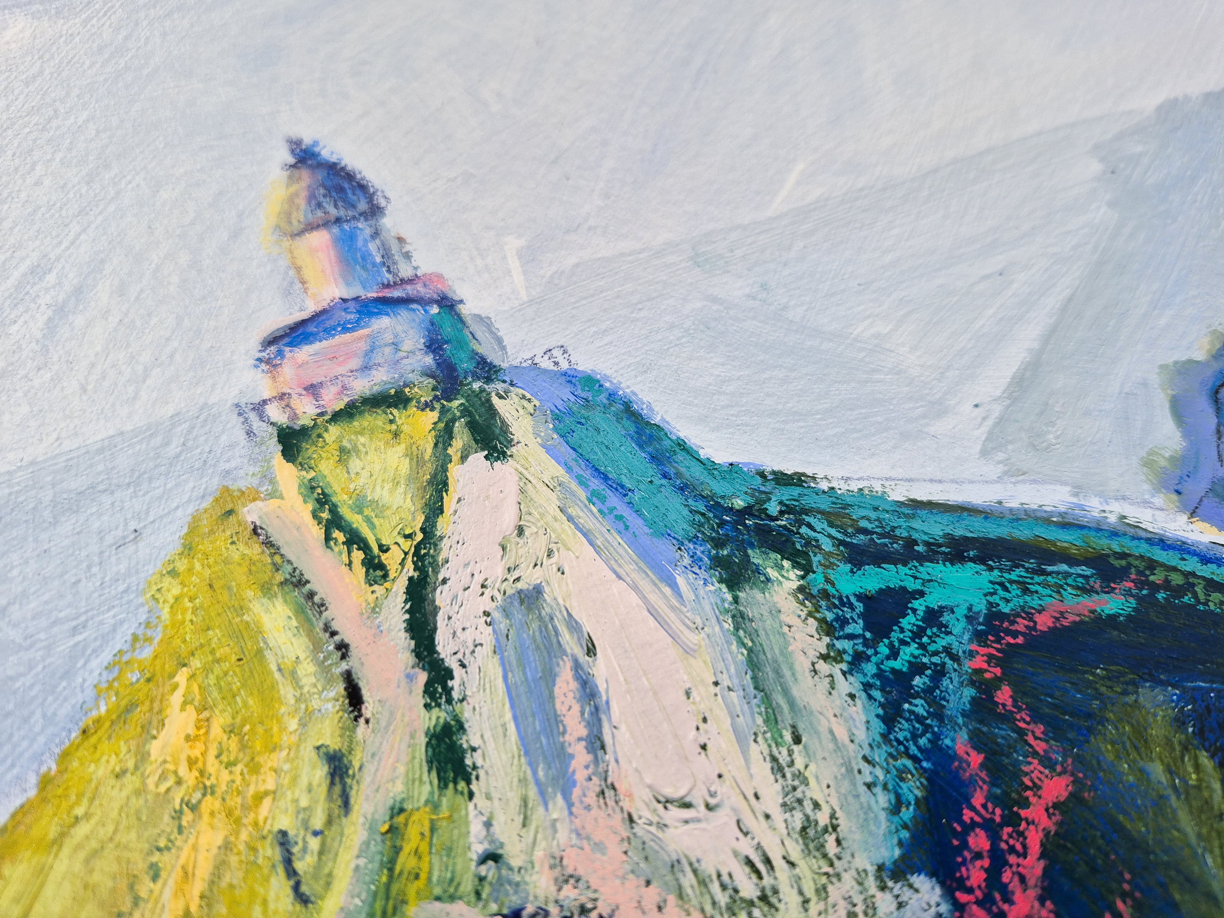 Nugget Point Study (June 2025 Painted Post) // Original Painting