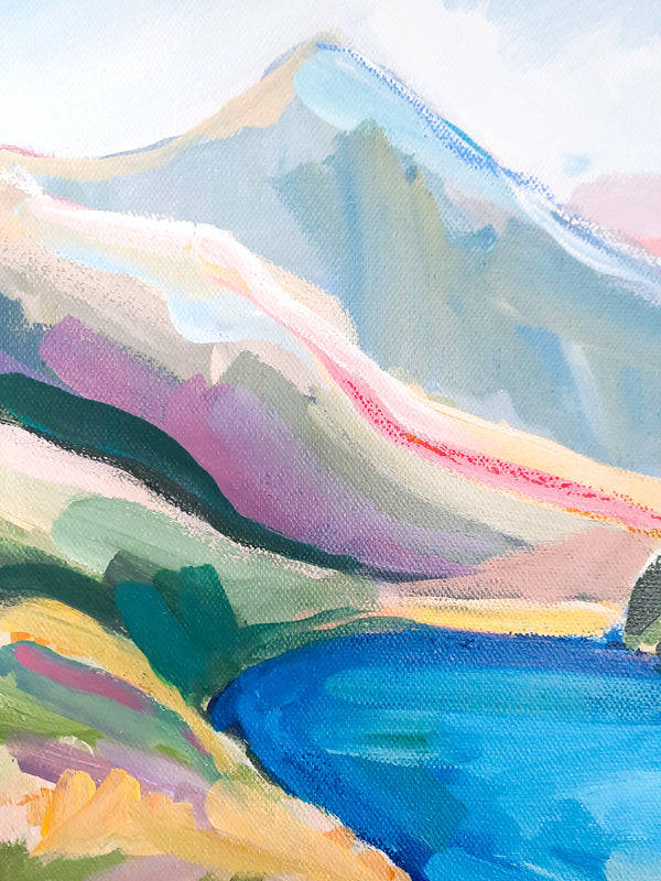 Above Lake Harris  //  Original Painting