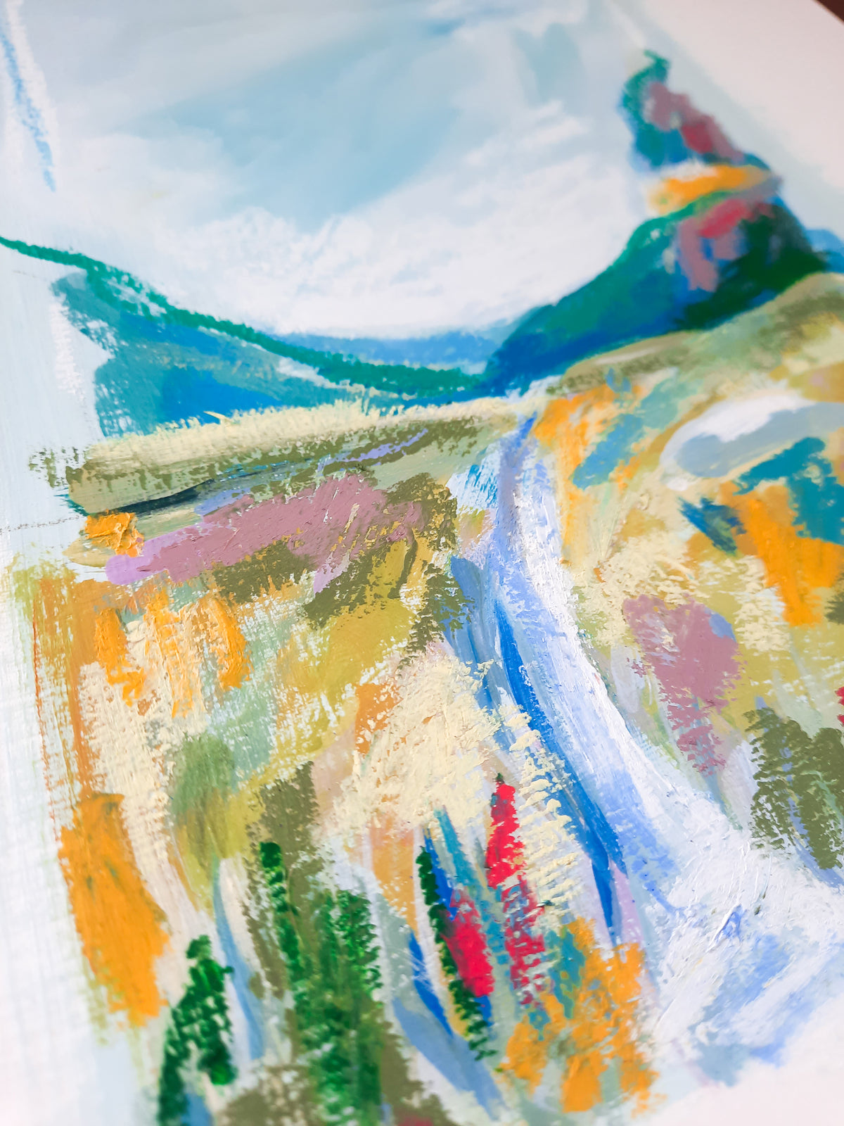An Early Path  // Original Painting