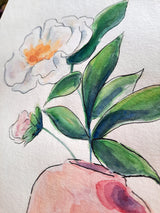 Flower Stem Original Painting