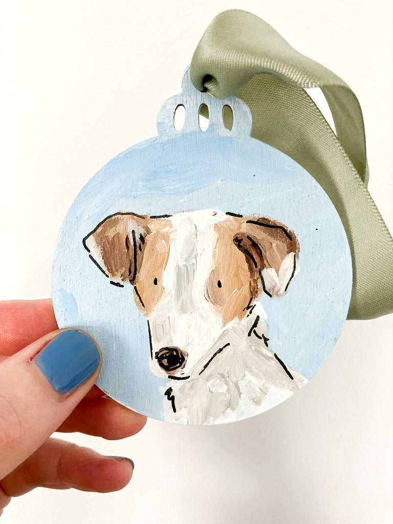 Hand-painted pet ornaments