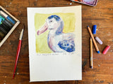 Toroa Antipodean Albatross // Original Painting