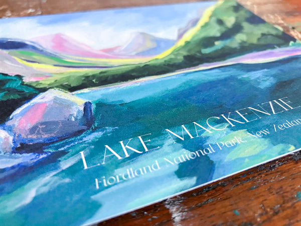 Lake Mackenzie Postcard