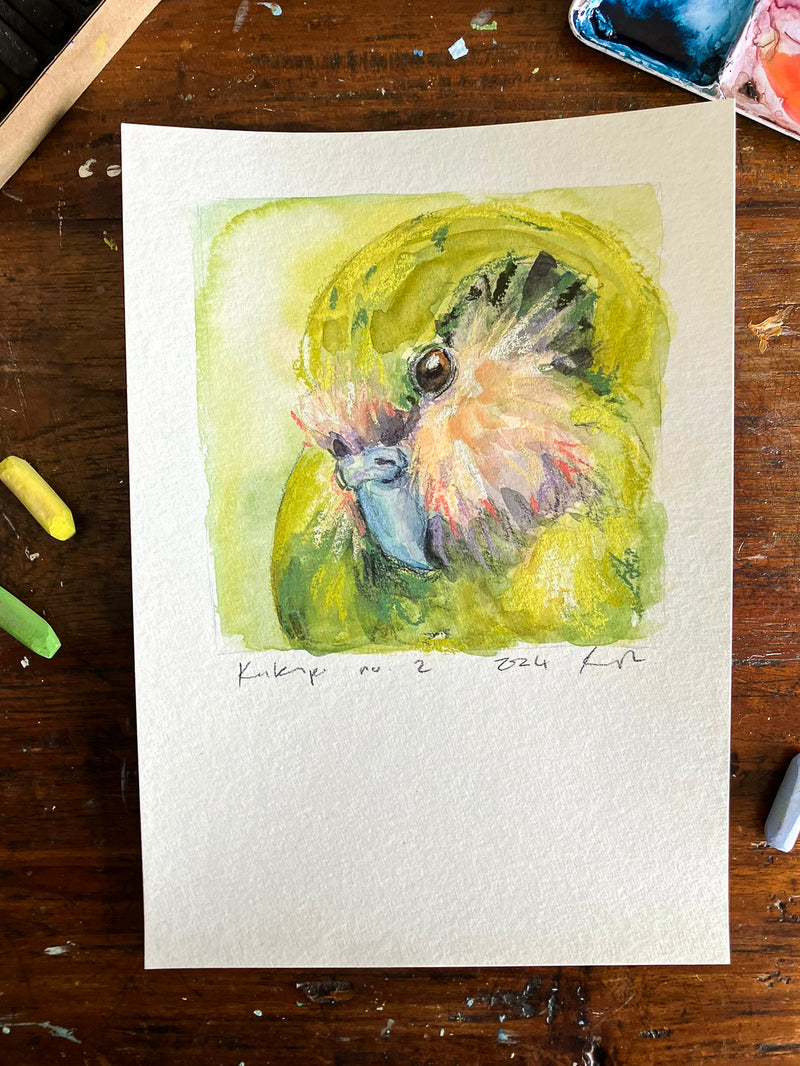 Kākāpō no.2 // Original Painting