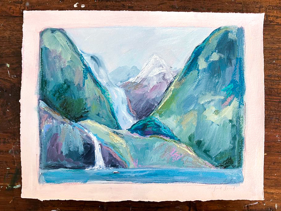 On the Water no.2  //  Original Acrylic Painting