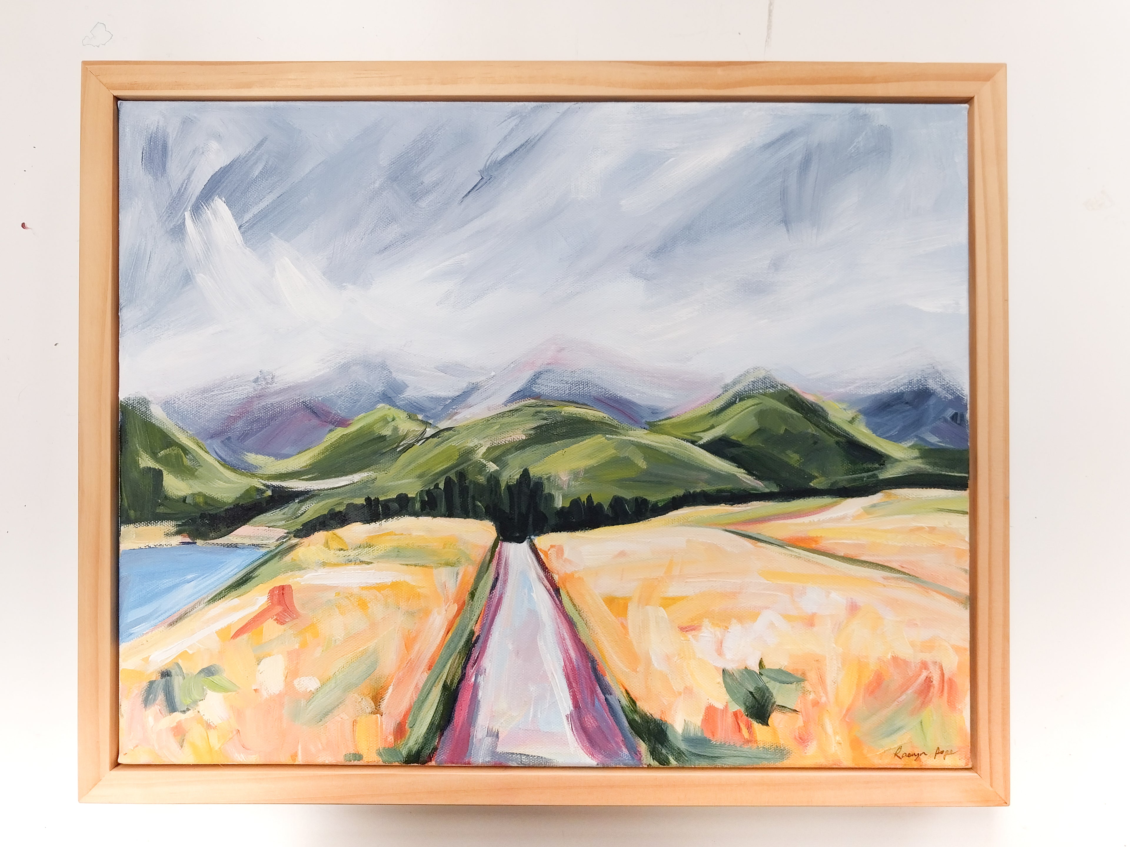 Quiet Fields // Original Painting