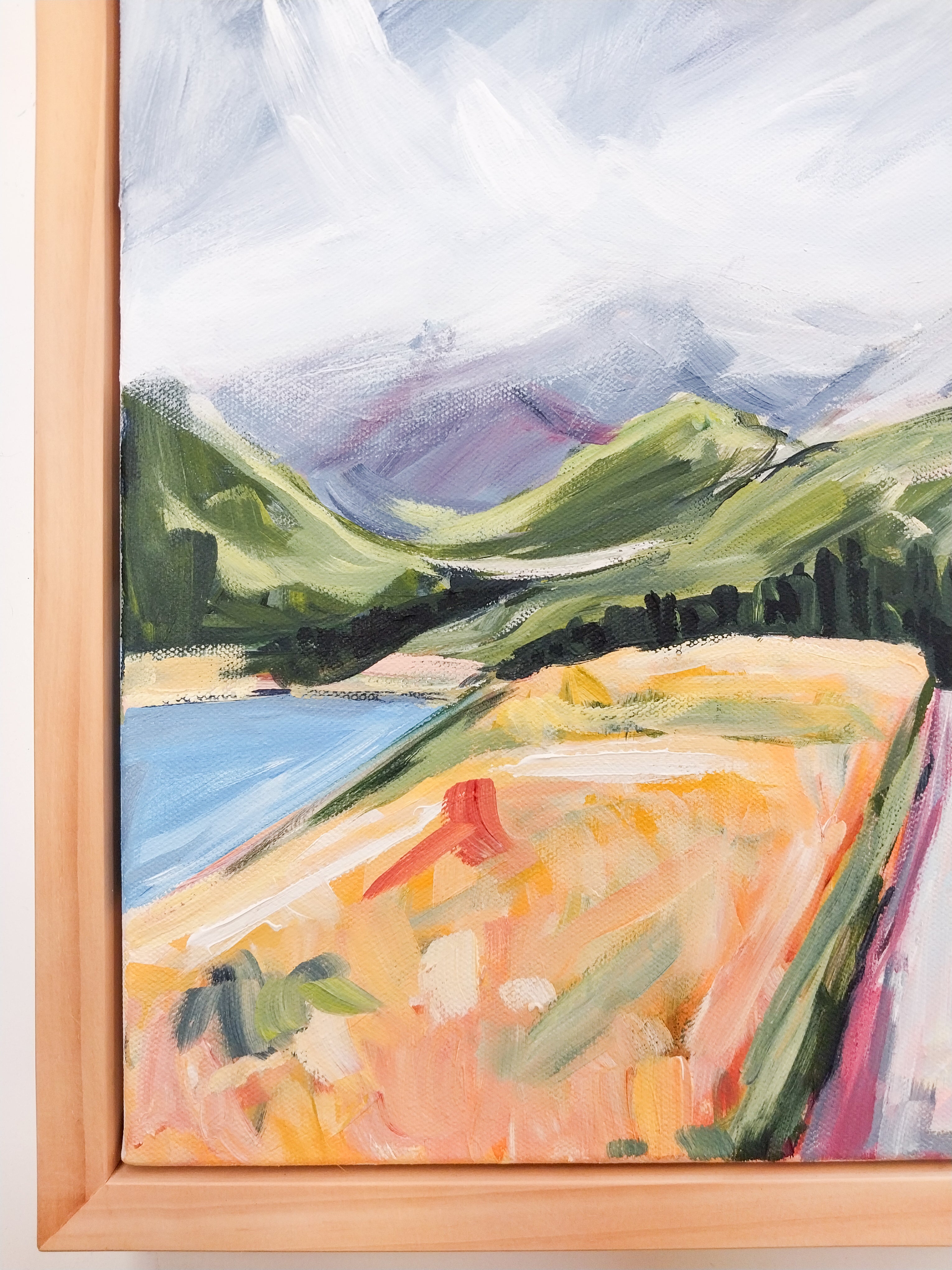 Quiet Fields // Original Painting