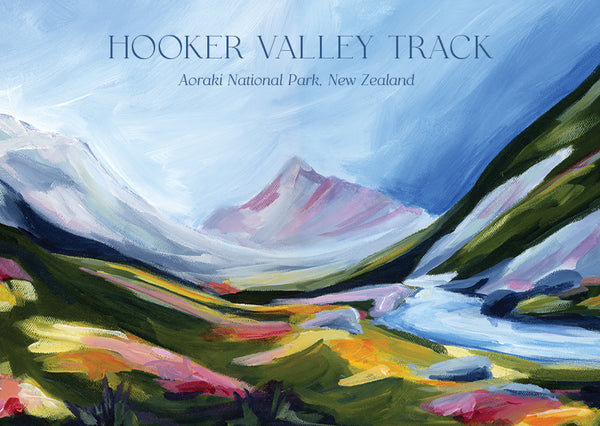 Hooker Valley Postcard