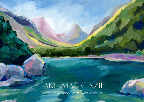 Lake Mackenzie Postcard