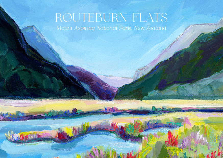 Routeburn Flats Postcard