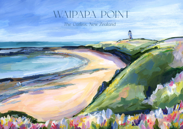 Waipapa Point Postcard