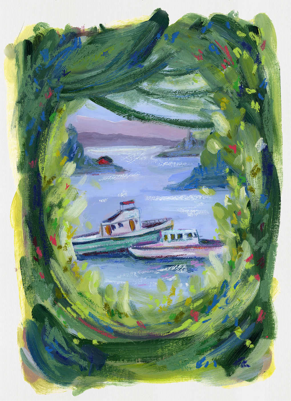 A Garden Window   // Original Painting