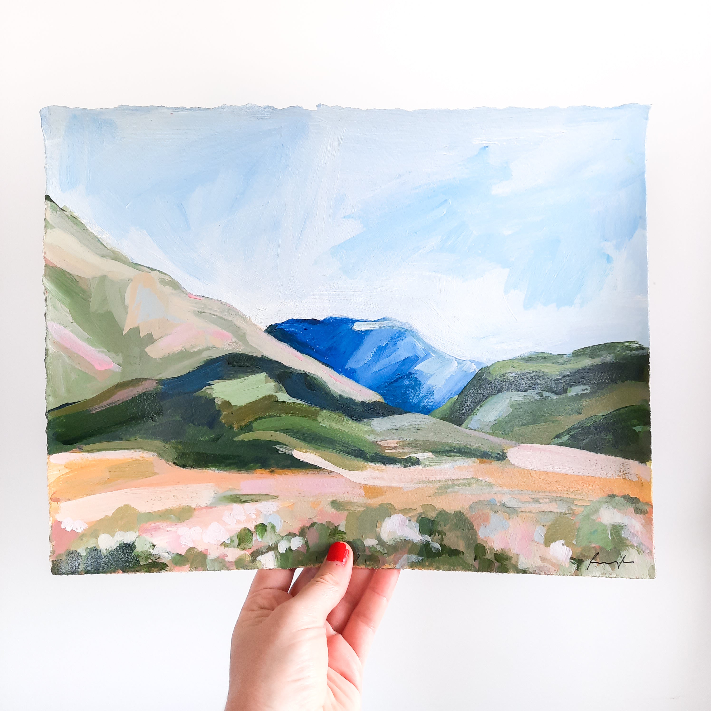 Valley Trail  //  Original Painting